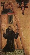 MASTER of San Francesco Bardi St Francis Receiving the Stigmata oil painting artist